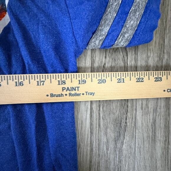 Star Wars “77” Blue Graphic Tee Fifth Sun Retro Crewneck Vintage Fan Shirt - Picture 5 of 5